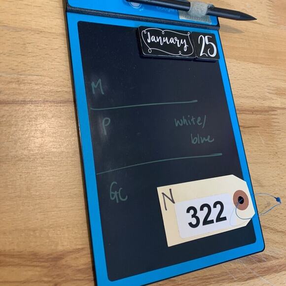 Joseph Abboud Shirt Mens Extra Large White Blue Cotton Non Iron Check Button Up - Picture 8 of 9